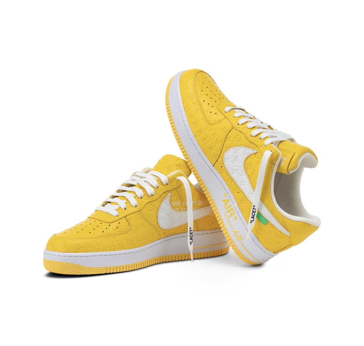 yellow suede af1