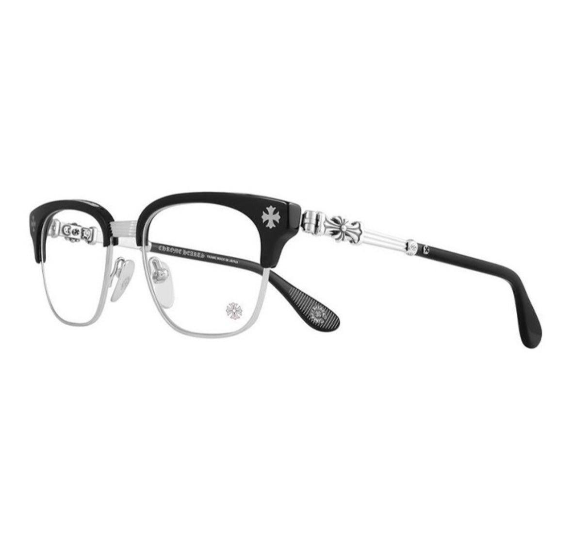 メガネ Chrome Hearts Bonennoisseur II Matte Black Chrome Hearts 'Bonennoisseur II' Matte Black Glasses